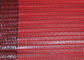 หน้าจอเครื่องเป่าโพลีเอสเตอร์สีแดง 3868 ห่วงขั้นต่ำสำหรับเครื่องทำกระดาษ