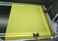ตาข่ายโพลีเอสเตอร์โพลีเอสเตอร์สีเหลืองแรงดึงสูง 110T พร้อมใบรับรอง FDA สำหรับการพิมพ์