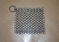 6x8 นิ้ว Stainless Steel Chainmail Scrubber, Chain Cast Iron Cleaner