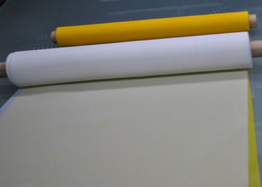 165T-31 ผ้าไหมหน้าจอตาข่ายม้วนสำหรับการพิมพ์ PCB / แก้ว, สีขาว / สีเหลือง