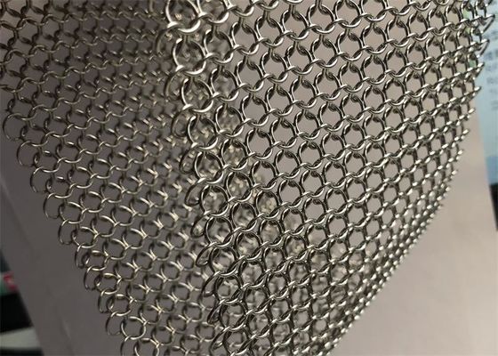 ราคาดี 3.81mm 7mm Stainless Steel Ring Mesh Chainmail Mesh สำหรับชุดป้องกันผ้าม่าน ออนไลน์