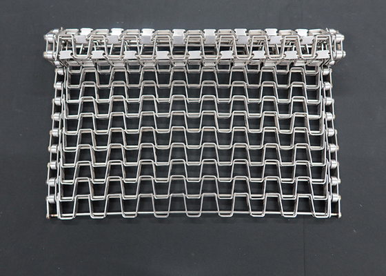 ราคาดี ขนาดที่กําหนดเอง สแตนเลส Flat Wire Honeycomb Mesh คอนเวียร์เบลท์ ออนไลน์