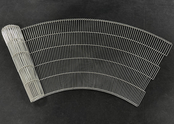 ราคาดี 304 สแตนเลสบันได Link สาย Mesh Flat Flex conveyor belt สําหรับ conveyor กว้าง ออนไลน์