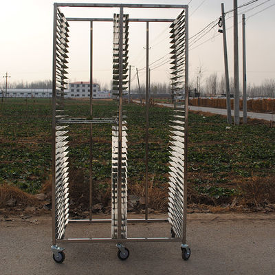 ราคาดี รถขนของสแตนเลสประเภทอาหารที่มีล้อทนอุณหภูมิสูง ออนไลน์