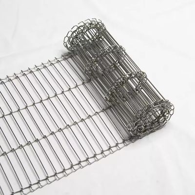 ราคาดี SS304 316 เชือกช็อกโกแลต Link สแตนเลส Wire Mesh Flex Ladder คอนเวียร์เบลท์สําหรับโรงงานขนมปัง ออนไลน์