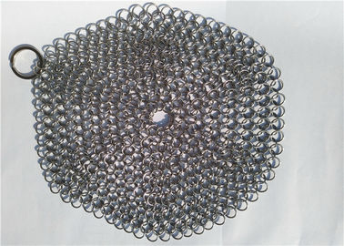 ราคาดี เครื่องขัดผิวโซ่ Chainmail สแตนเลสขนาด 7 นิ้วสำหรับทำความสะอาดเครื่องครัวทรงกลม ออนไลน์