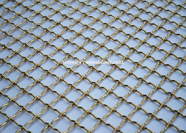 ราคาดี ที่กำหนดเองทอลวดตาข่ายตกแต่งหน้าจอทองเหลือง Crimped ตัวอย่างฟรี ออนไลน์