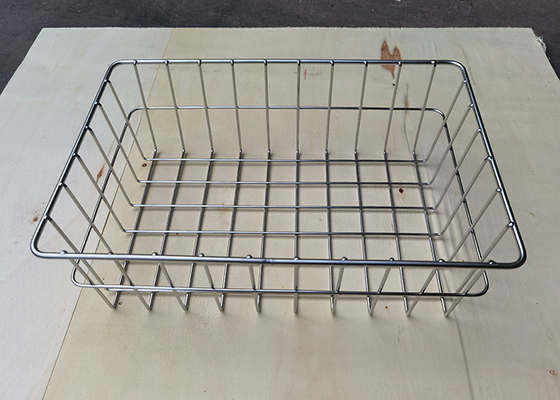 ราคาดี ความต้านทานการกัดกร่อน 36x24x12cm ตะกร้าสแตนเลสสำหรับห้องครัว ออนไลน์