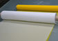 ผ้าพิมพ์สกรีนตาข่ายแบบกำหนดเอง 74 นิ้วสำหรับอุปกรณ์อิเล็กทรอนิกส์, สีขาว / สีเหลือง