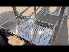 ตู้แห้งสายใยเหล็กดัดเหล็กสําหรับอาหาร