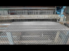45# 65Mn สแตนเลส Crimped Wire Mesh Quarry Screen เหมือง Sieving Mesh สําหรับเครื่องบด