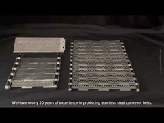 ขนาดที่กําหนดเอง โลหะไร้ขัดลมแผ่นเชื่อมสายพานส่ง