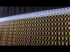 เครื่องประดับอลูมิเนียม Double Hook Link Screen Mesh