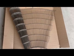 304 สแตนเลส Enrober Mesh คอนเวียร์เบลท์สําหรับช็อคโกแลต