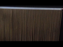 อลูมิเนียม สีสันคู่ Hook Chain Link Mesh ผ้าม่าน