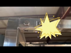 4 นิ้วล้อ สแตนเลส Rack Trolley 300 กิโลกรัม สําหรับห้องแห้ง