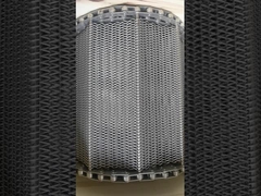 สายพานขนส่งสายใยลวดลวดที่ขับเคลื่อนด้วยโซ่จากเหล็กไร้ขน