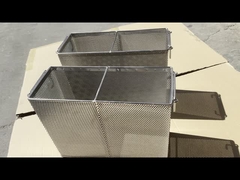 กระเป๋ากรองกรองสายใยเหล็กดัดเหล็กสแตนเลส 2 ชั้น