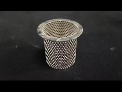 SS304 สแตนเลส โลหะเจาะกรอง Mesh ท่อ ท่อ กระบอก ธาตุที่มีรู อาหาร Gr