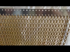 อลูมิเนียม สีสันคู่ Hook Chain Link Mesh ผ้าม่าน