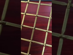 สายใยผสมทอทองแดงและเหล็กไร้สแตนเลสระดับสูงและสายใยโลหะ Mesh ใช้สําหรับตู้บ้าน