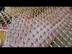 เครื่องประดับโลหะโค้ลผ้าม่าน Mesh สําหรับงานแต่งงาน