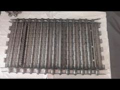 สายพานลำเลียงแบบบานพับพร้อมชิปเชื่อมต่อเหล็กกล้าคาร์บอน