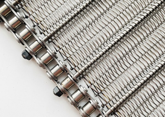 ราคาดี Chain Link 1mm Ss สายพานลำเลียงลวดตาข่ายสำหรับเบเกอรี่เบเกอรี่ ออนไลน์