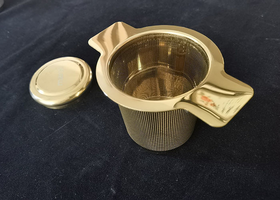 ราคาดี กระจกเกรดอาหารขัดโลหะชาหลวม Infuser Double Handles ออนไลน์