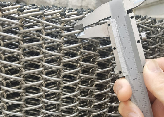 แอนติคอรอรชั่น สาย Mesh คอนเวียร์เบลท์ 15-25mpa ความแข็งแรงในการดึง ความยาว 1m-100m