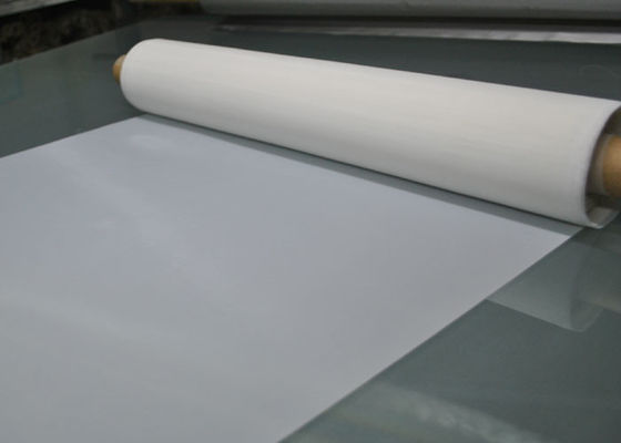 ตาข่ายสกรีนโพลีเอสเตอร์ 132 นิ้ว สีขาว 140T 31 ไมครอน