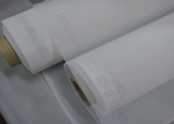 ผ้าตาข่ายหน้าจอไนล่อน 37 ไมครอนตัวกรองตาข่ายโพลีเอสเตอร์สีขาวสำหรับนม