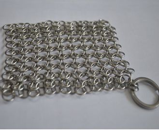 ราคาดี สแตนเลสสตีลวงแหวนกลมตาข่าย / Chainmail Scrubber สำหรับทำความสะอาดเครื่องครัว ออนไลน์