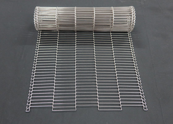 1 มิลลิเมตรอาหารช็อกโกแลต Enrober สาย Mesh คอนเวียร์เข็มขัด สแตนเลส flat Flex