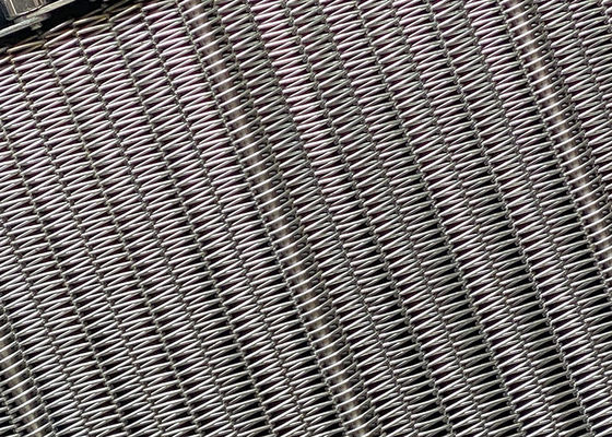 กรดอาหาร สแตนเลส Gratex เข็มขัด Wire Mesh Conveyor เข็มขัดสําหรับอุตสาหกรรมอาหาร