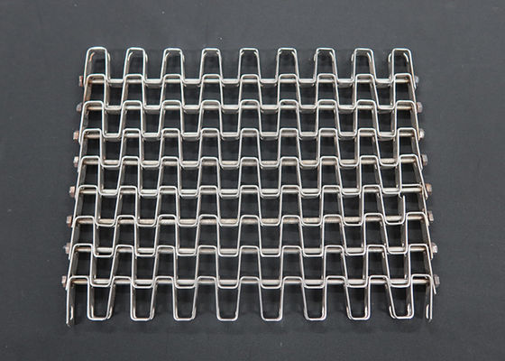 กรดอาหาร สแตนเลส honeycomb สาย Mesh conveyor belt สําหรับอาหารเย็นและแช่แข็ง