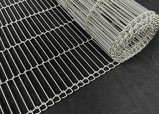 โรงงานในประเทศจีน ความต้านทานต่อการกัดกรองและอุณหภูมิสูง 304 สแตนเลส สาย Mesh ระดับบันได แบลท์ขนส่ง