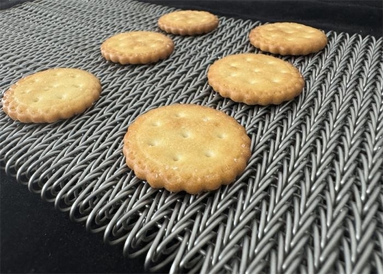 สายพานลำเลียงแบบทอสมดุลลวดตาข่ายสแตนเลส สายพานลำเลียงแบบทอด้วยลวดตาข่าย