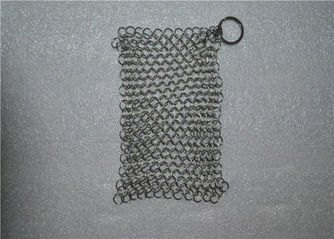 ราคาดี เหล็กสแตนเลสรูปทรงสี่เหลี่ยม Chainmail เหล็กหล่อ Cleaner น้ำหนักเบา ออนไลน์