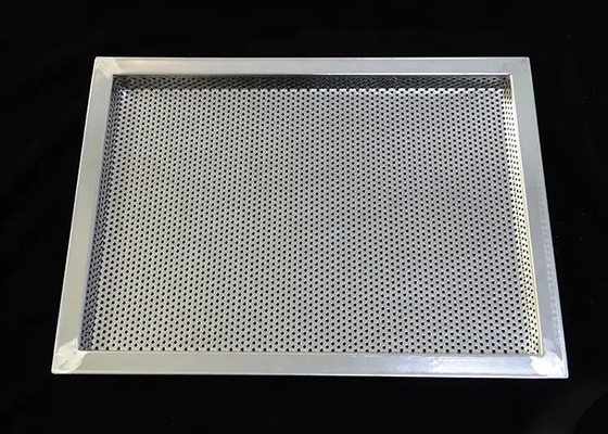 ขนาดที่กําหนดเอง สแตนเลส 304 316 เทรย์โลหะ perforated สําหรับการแห้ง