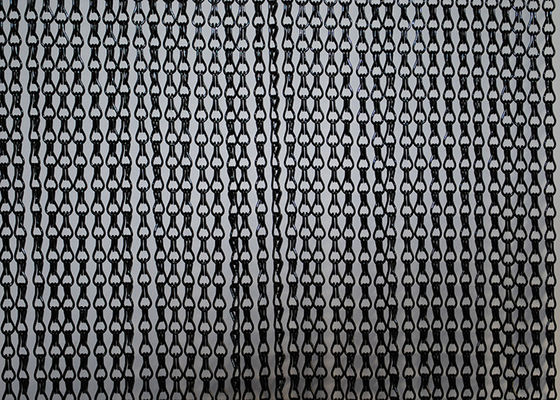 ผ้าม่านโลหะ Mesh Double Hook / อลูมิเนียม Chain Link ผ้าม่าน / ผ้าม่านเชือก