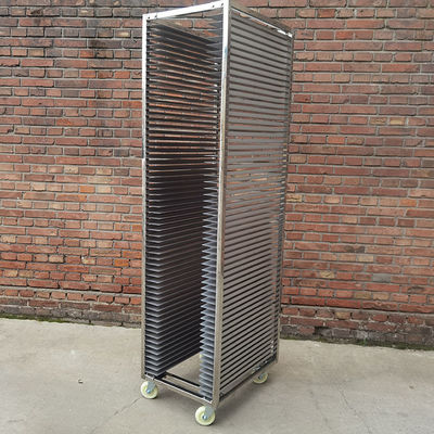 ราคาดี ภาระหนัก 30 ระดับ 304 สแตนเลส เบเกอรี่ Rack Tray Trolley สําหรับเตาอบหมุน ออนไลน์