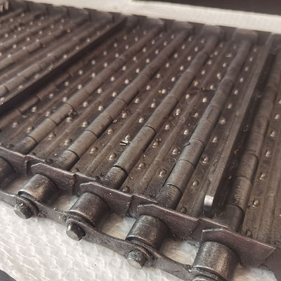 ราคาดี สายพานลำเลียงแบบบานพับพร้อมชิปเชื่อมต่อเหล็กกล้าคาร์บอน ออนไลน์