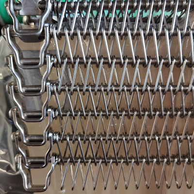 ราคาดี 304 สแตนเลส สไพร่ โลหะ สาย Mesh คอนเวียร์เบลท์สําหรับกระเบื้องเย็นที่แข็งเร็ว ออนไลน์