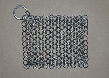 ราคาดี สี่เหลี่ยม Chainmail เหล็กหล่อแพนขัดพื้นสแตนเลสลวดขัดพื้น ออนไลน์