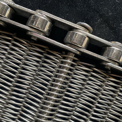 ราคาดี สายพานสแตนเลสสตีลแบบตาข่ายคาร์บอนทนความร้อนสูงเกรดอาหารแบบโซ่เชื่อมต่อกัน ออนไลน์