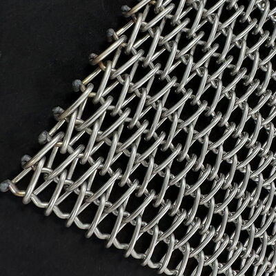 ราคาดี อาหารเกรด โลหะ Chain Link Weave Wire Mesh 304 สแตนเลส คอนเวียร์เบิร์ทสําหรับเตาบิสกิ๊ก Bakery annealing Furnace Tunnel Cooling ออนไลน์
