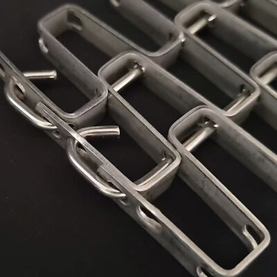 ราคาดี Custom ทนความร้อนอาหารต่อเนื่อง ss304 โลหะ 316 สแตนเลสเกือกม้า great wall ตาข่ายลวดแบนรังผึ้งสายพานลำเลียง ออนไลน์