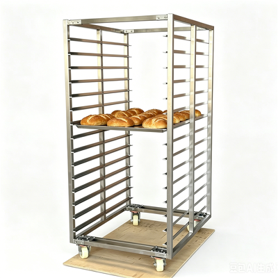 800x600 600x400 มม.ขนมปัง Cooling Rack 15 16 20 30 ถาดสแตนเลสเบเกอรี่ขนมปังถาดรถเข็น
