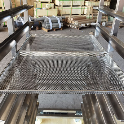 ห้องครัวพาณิชย์ สแตนเลส 304 การแห้ง โรงเบเกอรี่ แสดง ขนมขนมขนมขนม ถัง Rack รถกระบะ